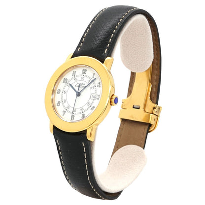 Cartier Must Ronde Vermeil LM Watch Date Quartz — view 3