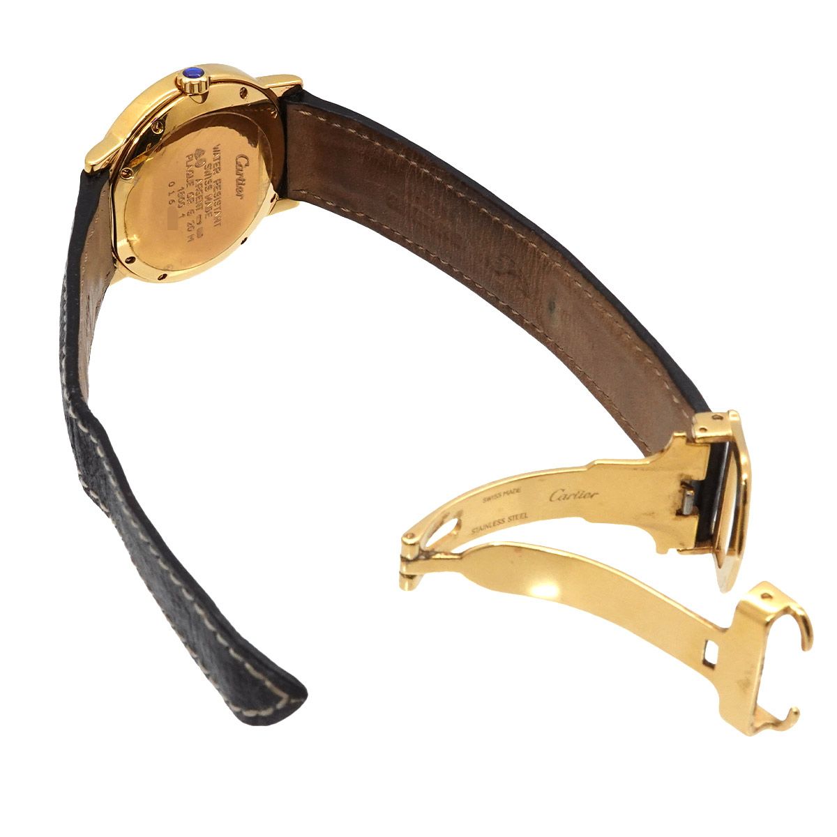 Cartier Must Ronde Vermeil LM Watch Date Quartz — view 5
