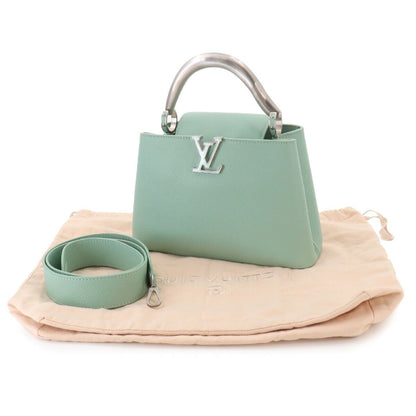 Louis Vuitton Capucines BB 2-Way Bag Taurillon Leather Light Green — view 2