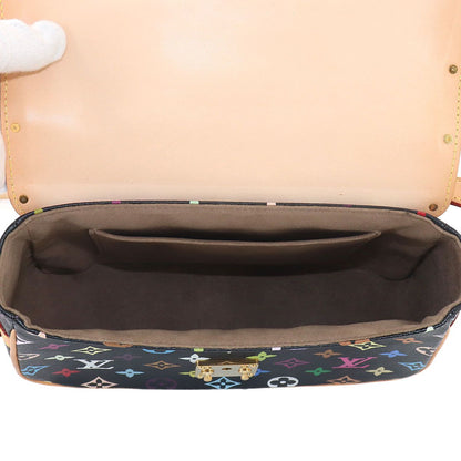 Louis Vuitton Monogram Multicolor Sologne Shoulder Bag Noir — view 7