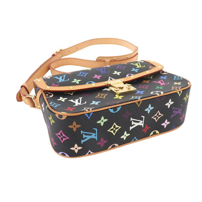 Louis Vuitton Monogram Multicolor Sologne Shoulder Bag Noir — view 5