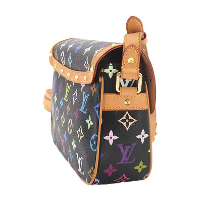 Louis Vuitton Monogram Multicolor Sologne Shoulder Bag Noir — view 4