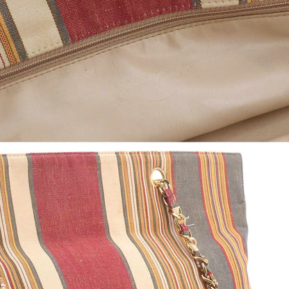 Chanel Jumbo CC Logo Tote Bag Canvas Gold Vintage — view 7