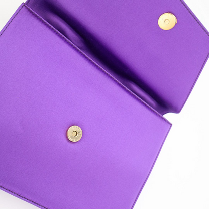 Celine Vintage Satin Top Handle Handbag — view 7