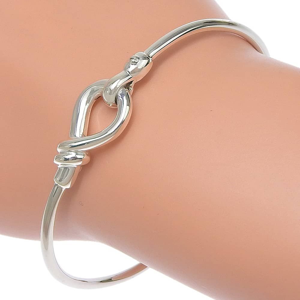 Gucci 925 Sterling Silver Bangle Bracelet