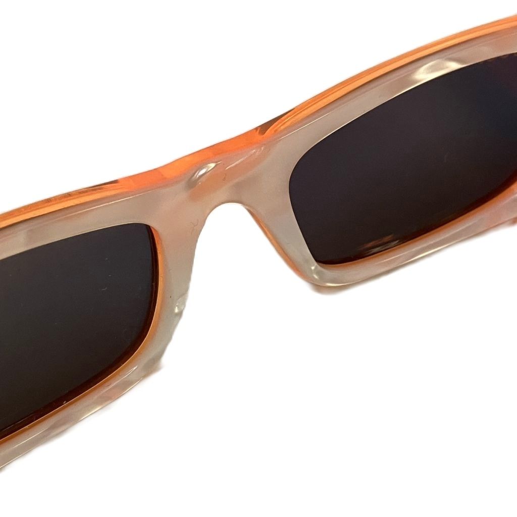 Gucci Sunglasses Rectangular Interlocking G 52 Ro 20 Orange Eyewear — view 5