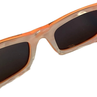 Gucci Sunglasses Rectangular Interlocking G 52 Ro 20 Orange Eyewear — view 5