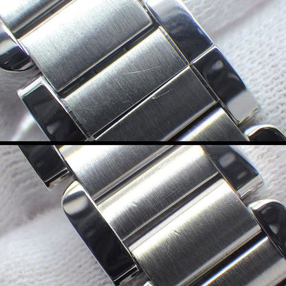Cartier Watch Tank Anne Gray 11 Points Diamond Index Rectangular Silver — view 7