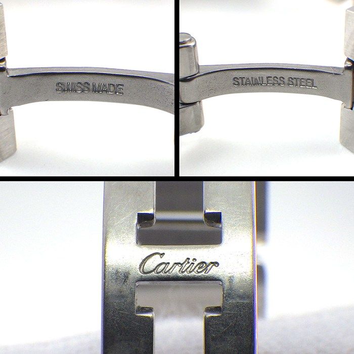 Cartier Watch Tank Anne Gray 11 Points Diamond Index Rectangular Silver — view 5