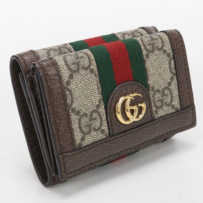 Gucci Ophidia Trifold Wallet GG Supreme