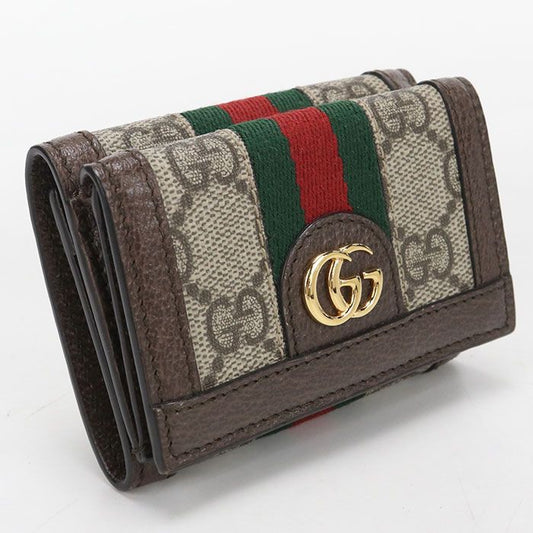 Gucci Ophidia Trifold Wallet GG Supreme
