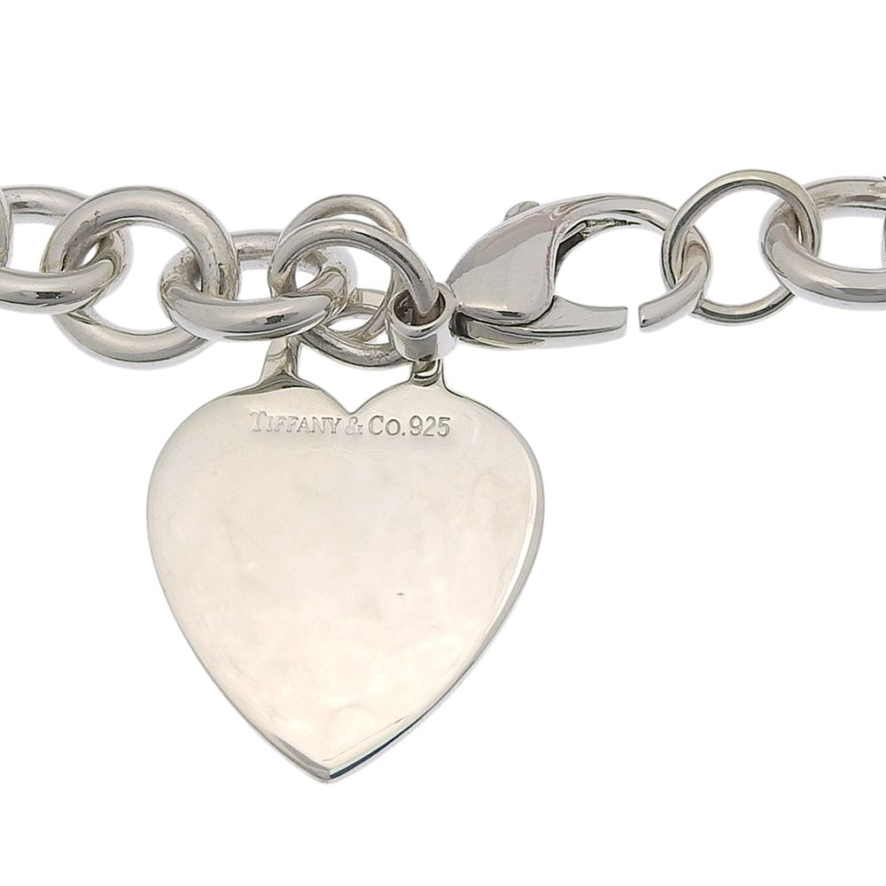 Tiffany & Co Heart Tag 925 Sterling Silver Bracelet — view 5