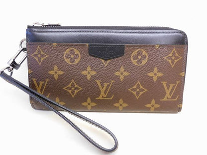 Louis Vuitton Monogram Macassar Zippy Dragonne Wallet