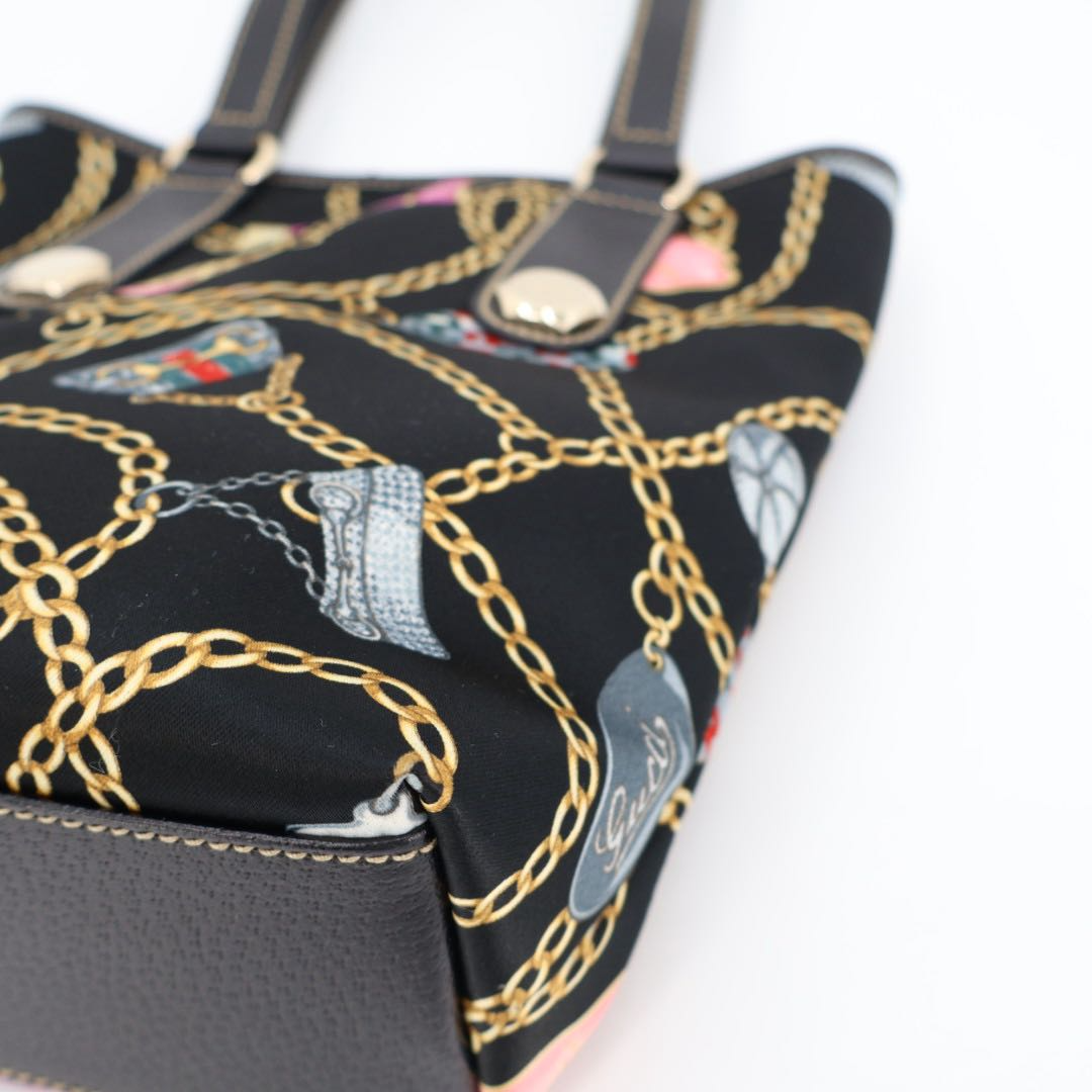 Gucci Chain Pattern Tote Shoulder Bag — view 8