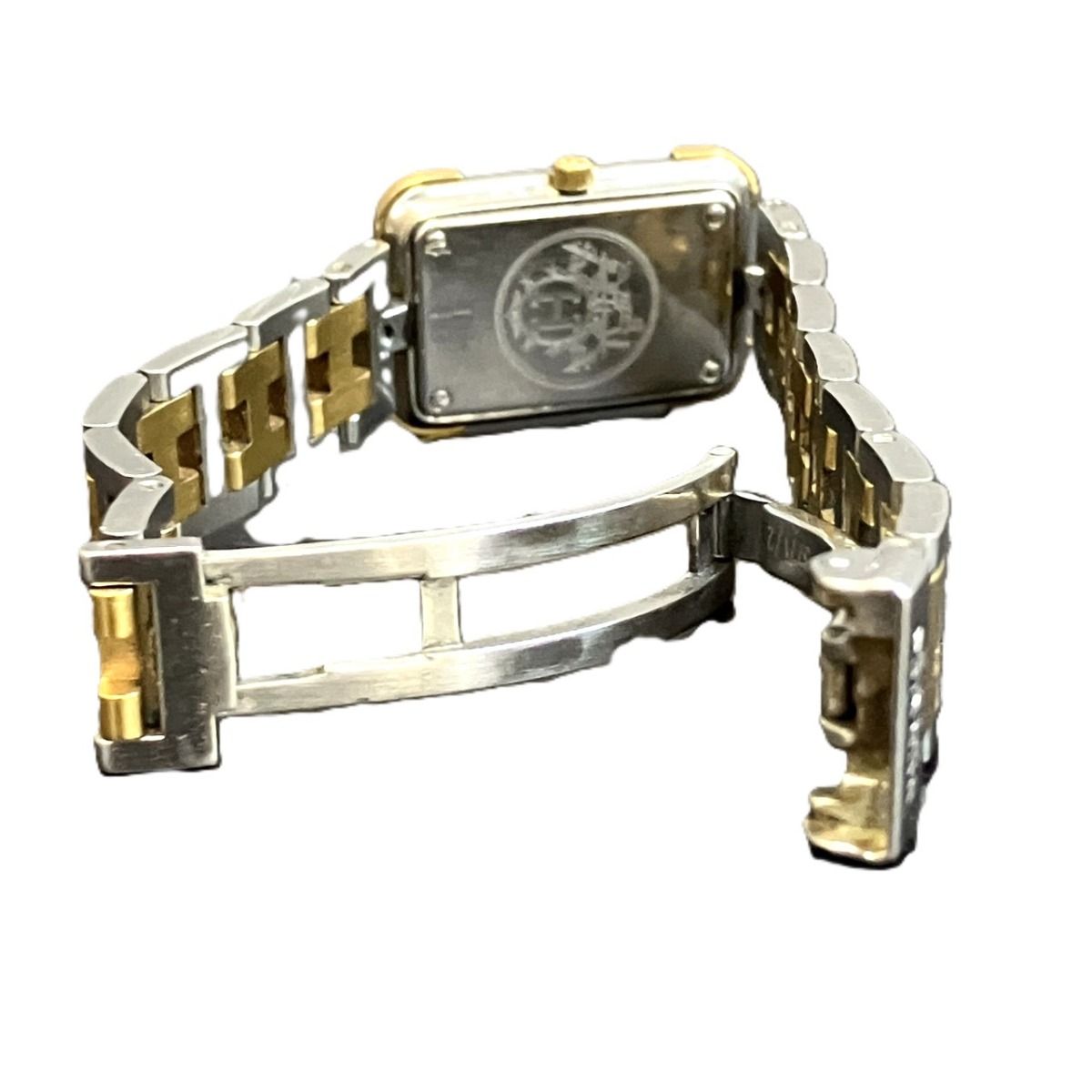 Hermes Croajour Watch SS Quartz Gold Dial — view 6