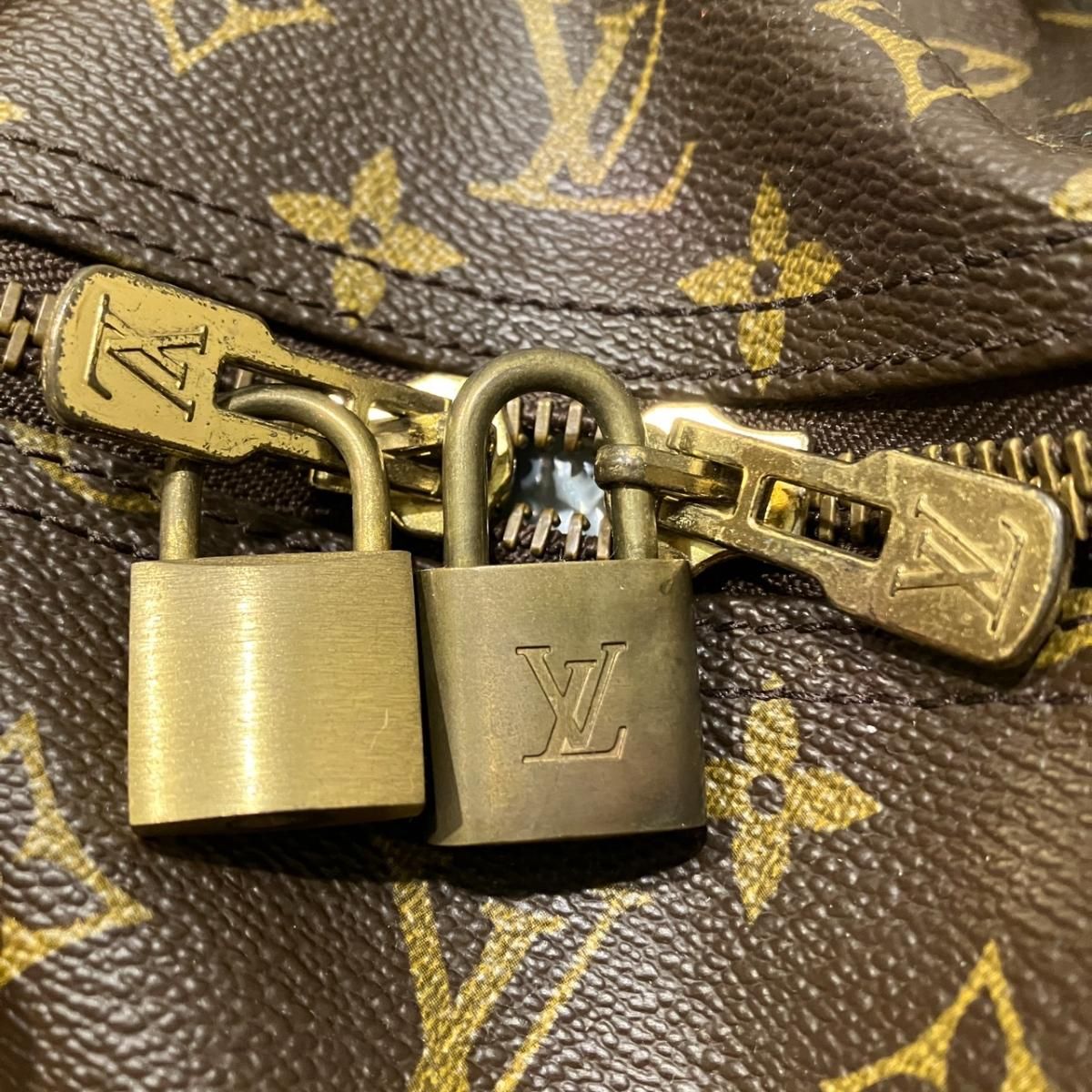 Louis Vuitton Keepall 60 Monogram Boston Bag Leather Canvas — view 6