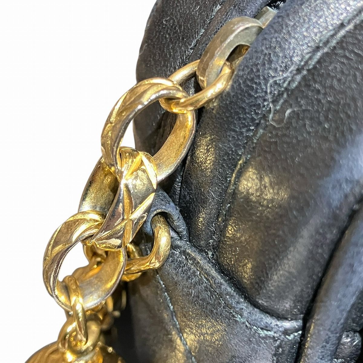 Chanel Quilted Shoulder Bag Lambskin — view 6