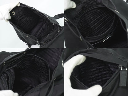Prada Nylon Backpack Black — view 8