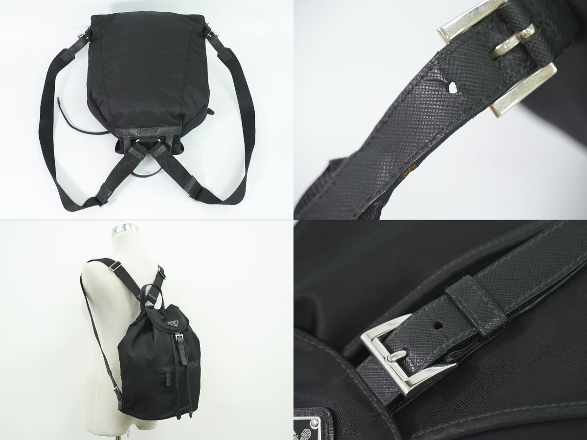 Prada Nylon Backpack Black — view 6