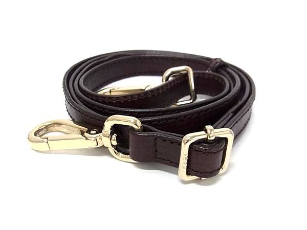 Fendi Shoulder Strap For Leather Bag Crossbody Brown