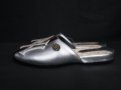 Gucci Princetown New York Yankee Collaboration Leather Mules Shoes 34 — view 3