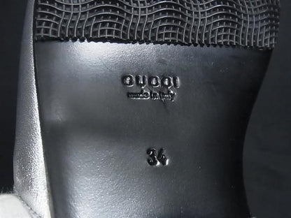 Gucci Princetown New York Yankee Collaboration Leather Mules Shoes 34 — view 5