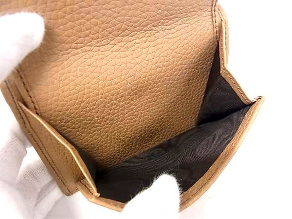 Gucci Interlocking G Leather Trifold Wallet Brown — view 6