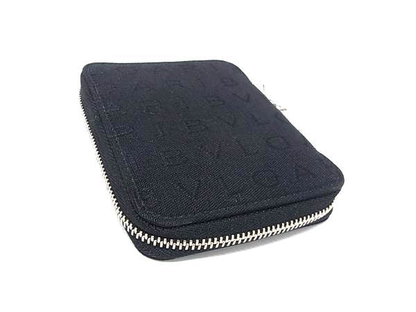 Bvlgari Logo Mania Nylon Canvas Notebook Cover Schedule Book Black Agenda — view 2