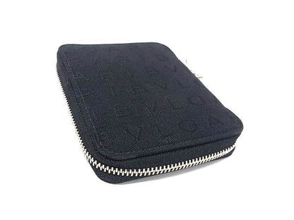Bvlgari Logo Mania Nylon Canvas Notebook Cover Schedule Book Black Agenda — view 2