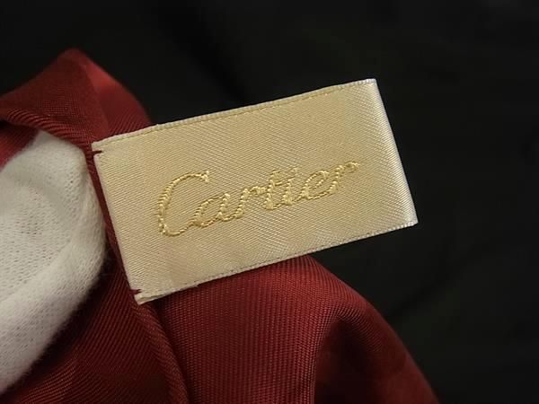 Cartier 100% Silk Scarf Bordeaux — view 5