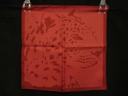 Cartier 100% Silk Scarf Bordeaux — view 2