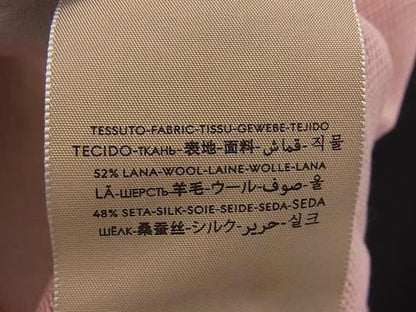 Gucci GG Pattern 52% Wool 48% Silk Shawl Pink Scarf — view 4