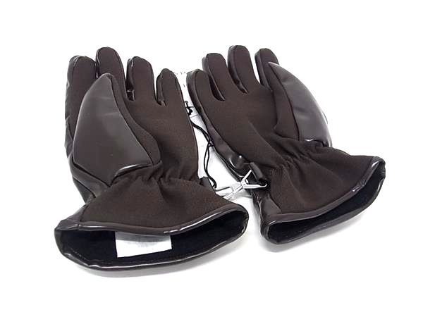 Bottega Veneta Patent Leather Gloves Cold 8 Brown — view 2