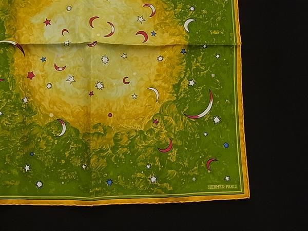 Hermes L'annee Des Etoiles Star Age Carre 40 Petit Gavroche Scarf Yellow — view 3