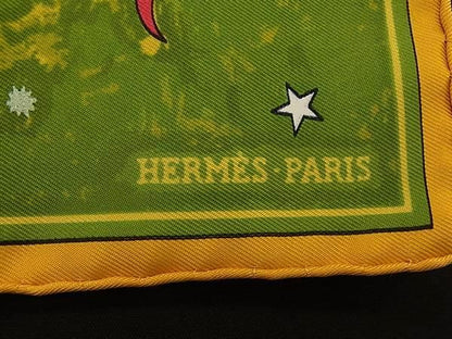 Hermes L'annee Des Etoiles Star Age Carre 40 Petit Gavroche Scarf Yellow — view 4