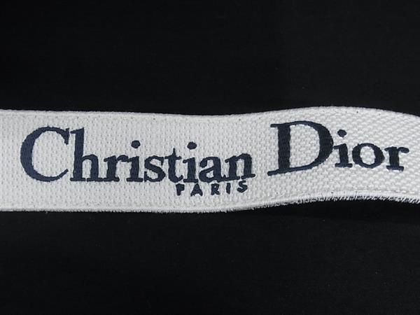Dior Canvas Bag Shoulder Strap Belt Navy — view 4