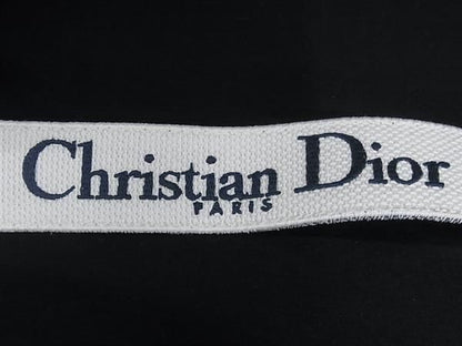 Dior Canvas Bag Shoulder Strap Belt Navy — view 4
