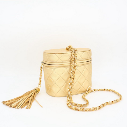 Chanel CC Logo Fringe Chain Shoulder Bag