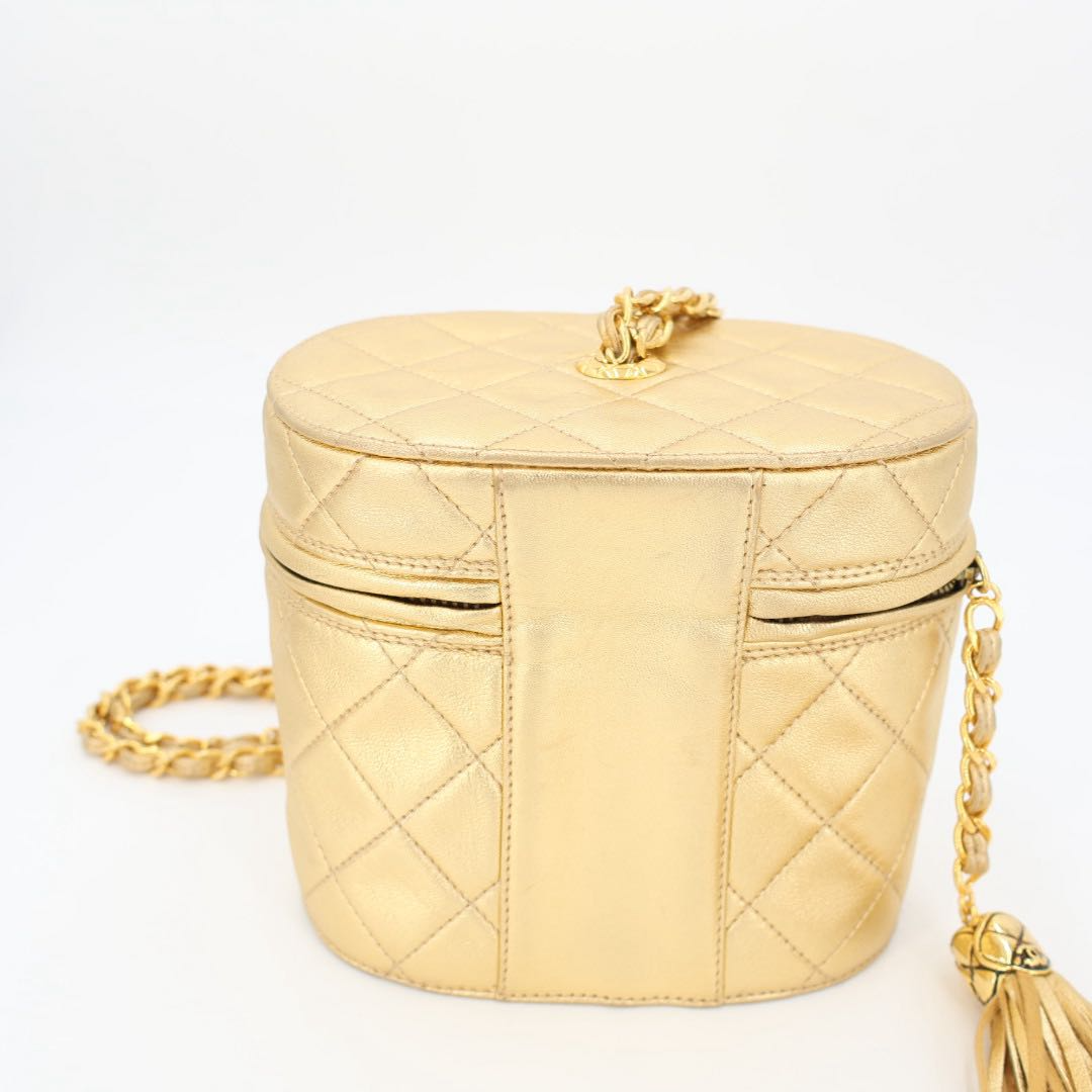 Chanel CC Logo Fringe Chain Shoulder Bag — view 8