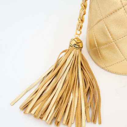 Chanel CC Logo Fringe Chain Shoulder Bag — view 3