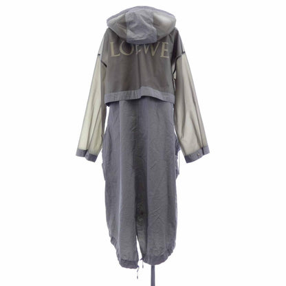 Loewe Long Hooded Anagram Coat — view 2