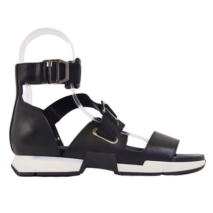 Hermes Sandals Ankle Strap Leather Shoes — view 6