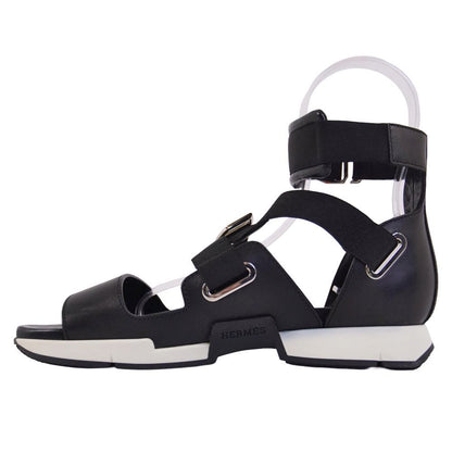 Hermes Sandals Ankle Strap Leather Shoes — view 7