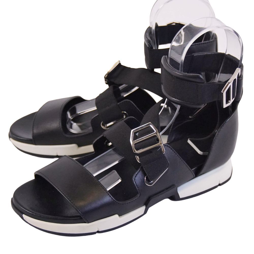 Hermes Sandals Ankle Strap Leather Shoes — view 2