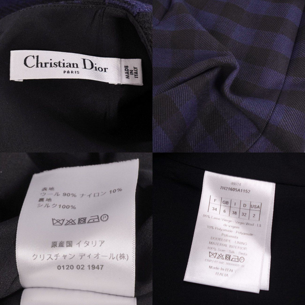 Dior Dress North Navy — view 5