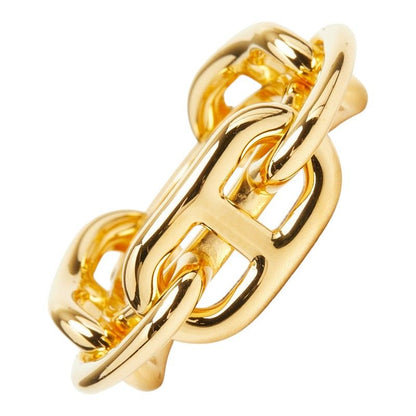 Hermes Chaine D'Ancre Legato Scarf Ring Gold Plated