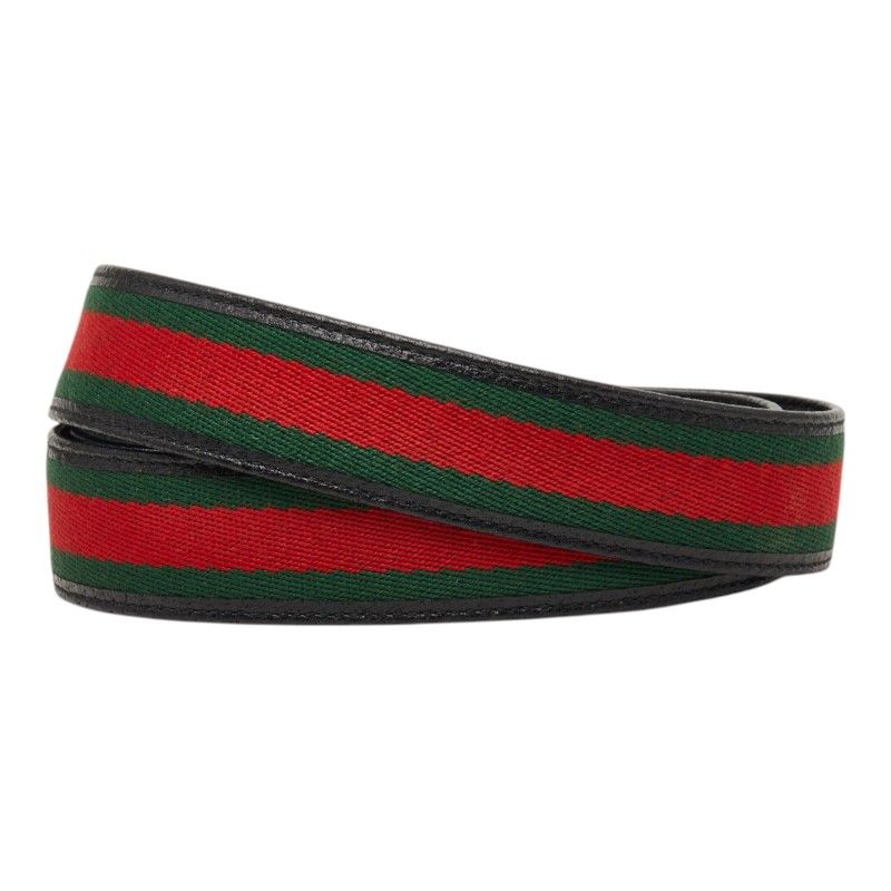 Gucci Interlocking G Sherry Line 95 38 Black Leather Belt — view 3