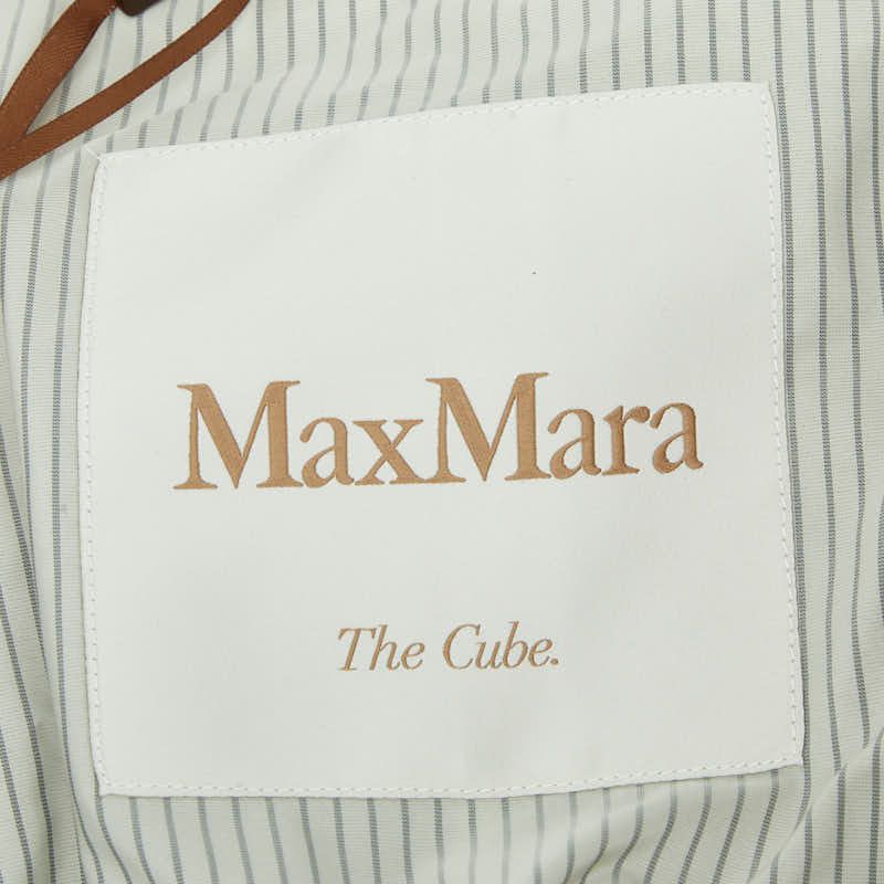 Max Mara the Cube Trench Coat Oversize 40 Brown Cotton Polyester — view 3