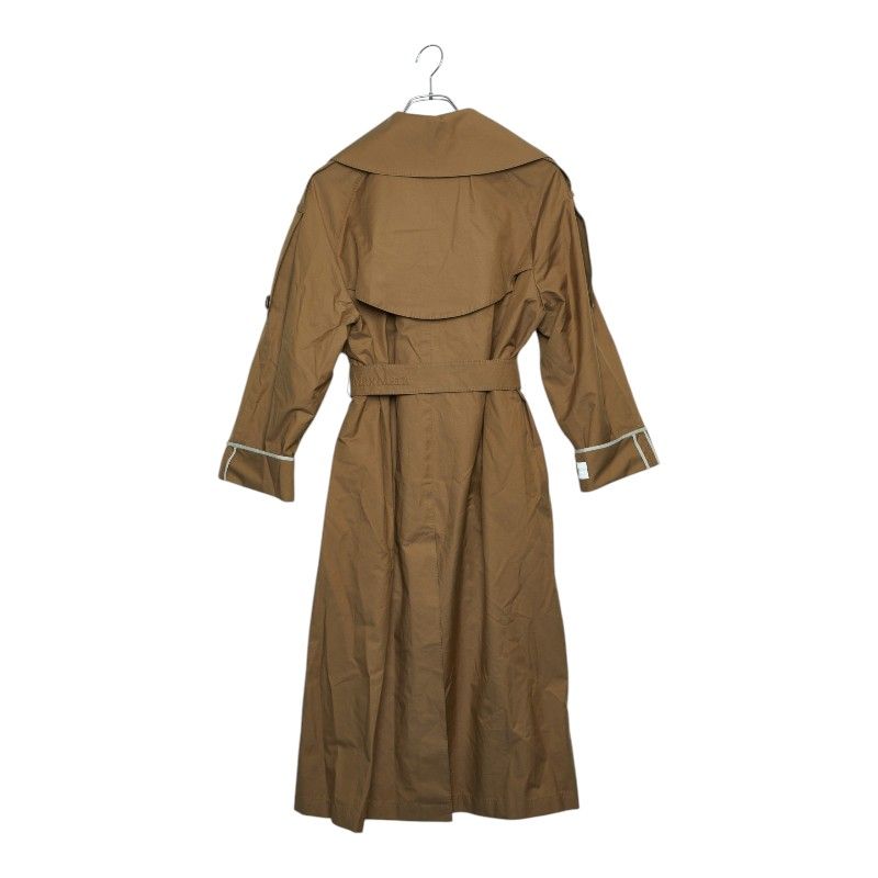 Max Mara the Cube Trench Coat Oversize 40 Brown Cotton Polyester — view 2