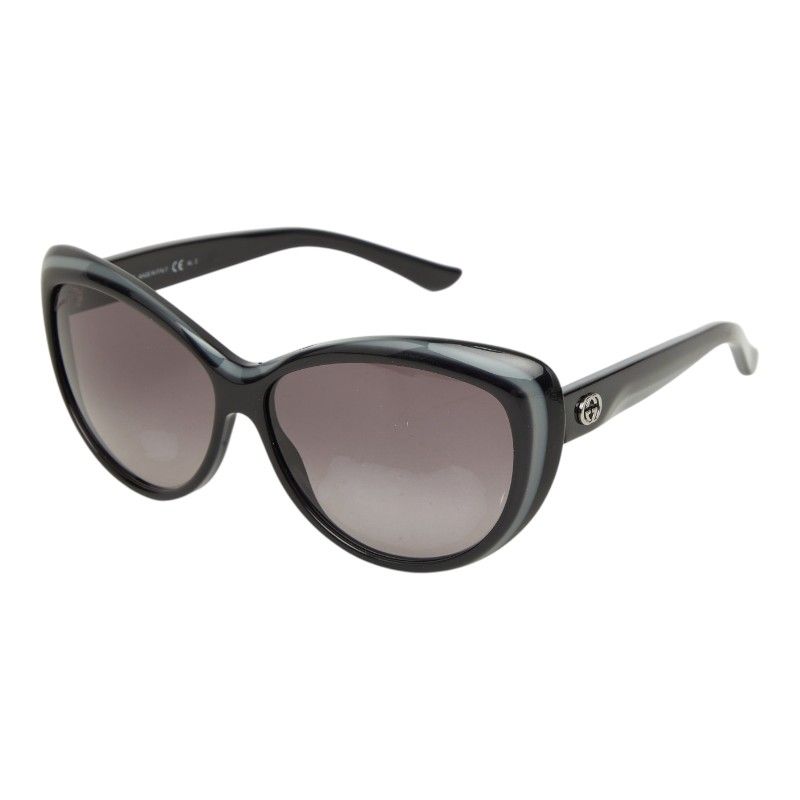 Gucci Sunglasses S Black Gray Acetate Eyewear